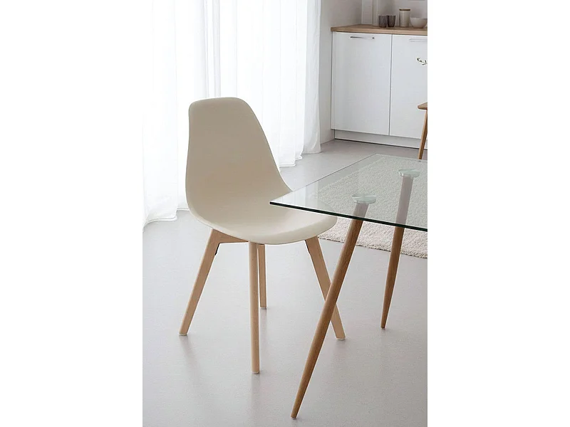 Sillas Comedor - Silla Kelen - Beige