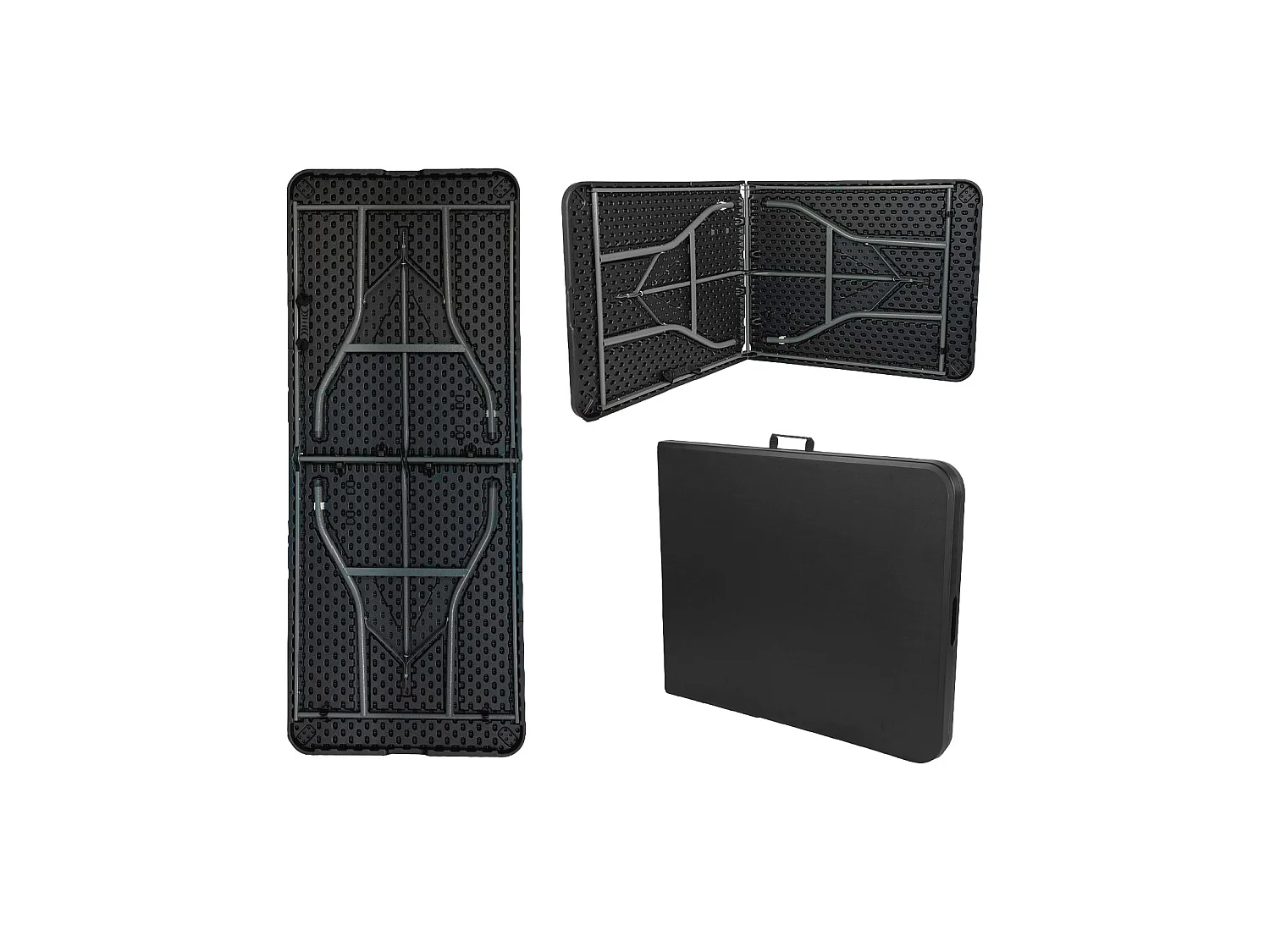 Conjunto Plegable Mesa con 2 Bancos de 180cm Catering 7house