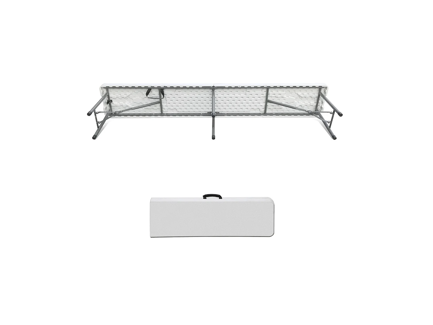 Set tavolo pieghevole con 2 panche 180cm Catering 7house