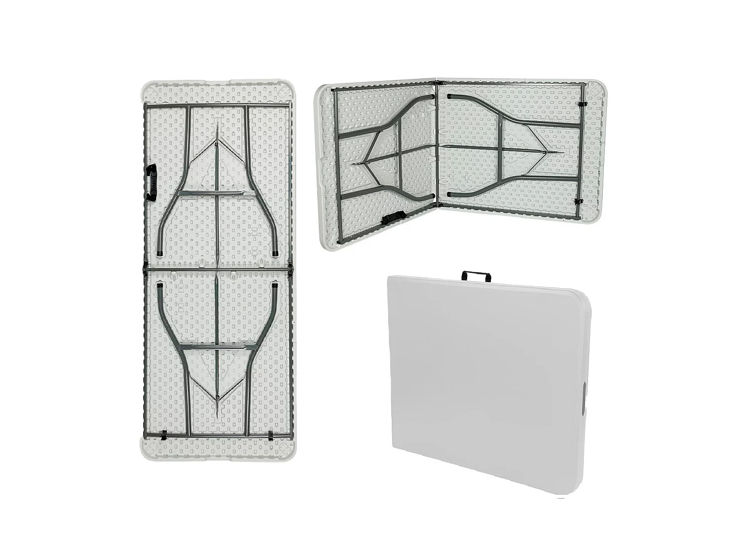 Set de table pliante avec 2 bancs 180cm Catering 7house