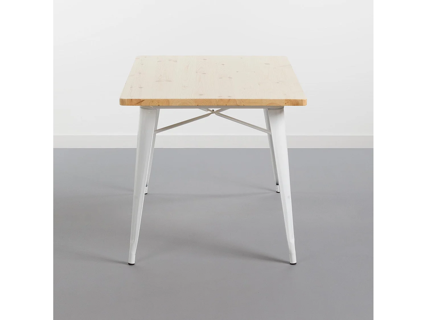 Tavolo con maniglia rettangolare in legno e legno 120x80x74cm Thinia Home