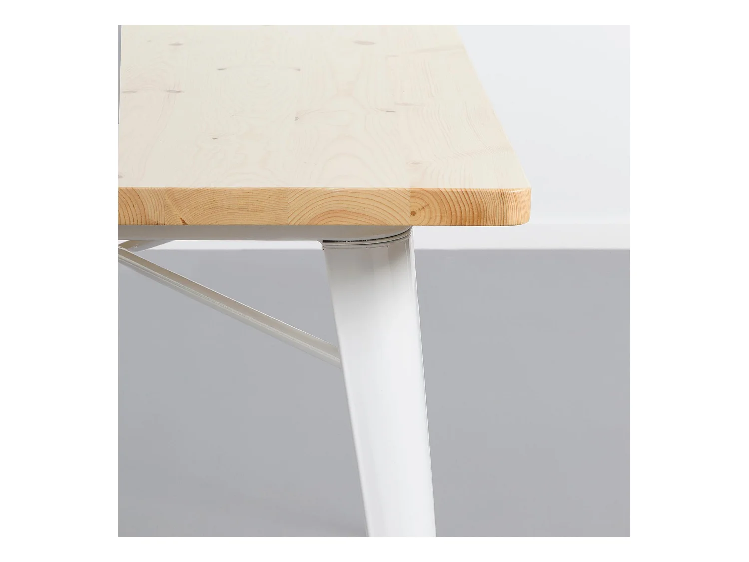 Mesa de Comedor Rectangular Iron Wood 120x80x74cm Thinia Home