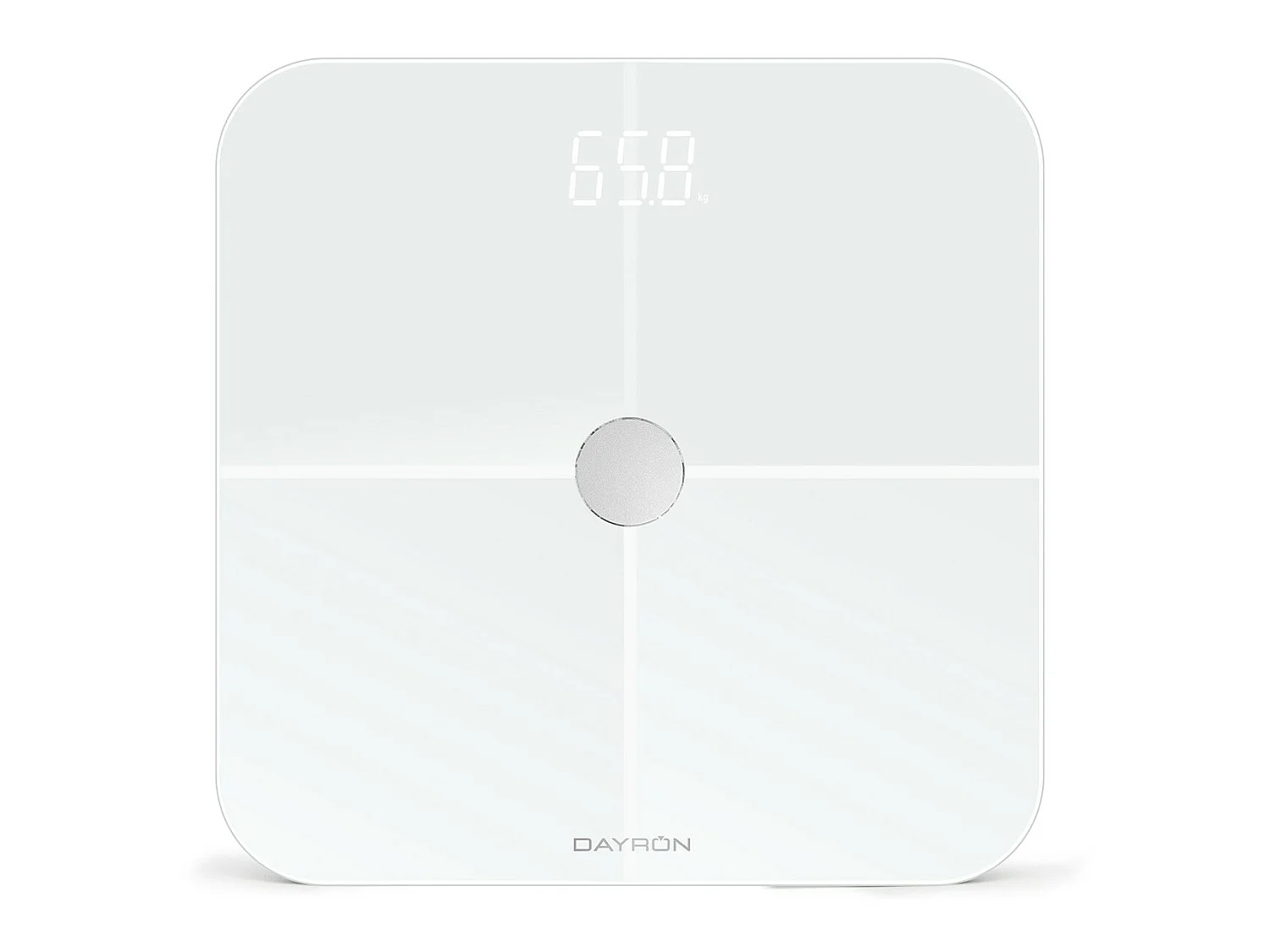 Pèse-personne intelligent Bluetooth avec APP jusqu'à 8 profils Health Dayron