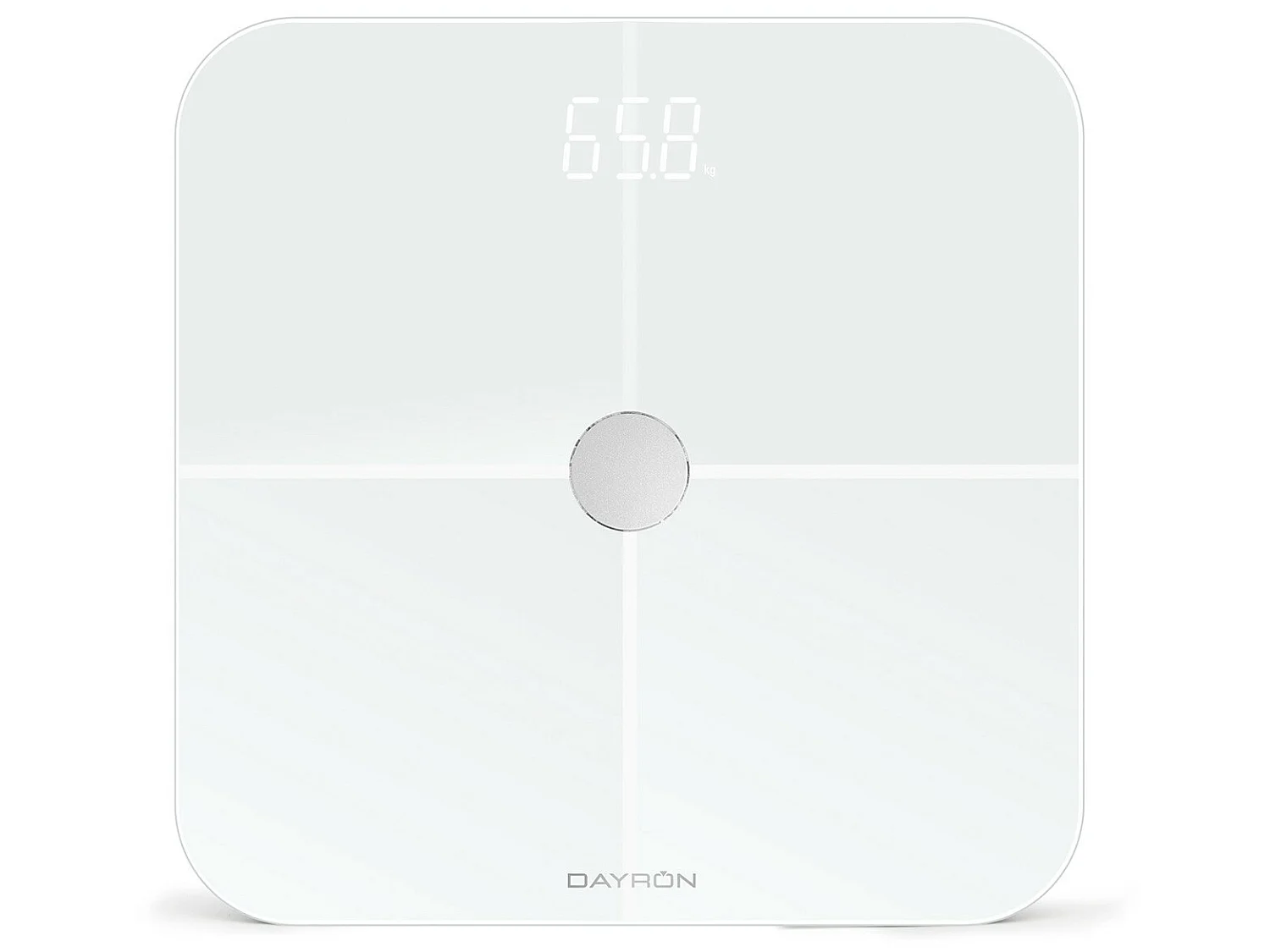 Pèse-personne intelligent Bluetooth avec APP jusqu'à 8 profils Health Dayron