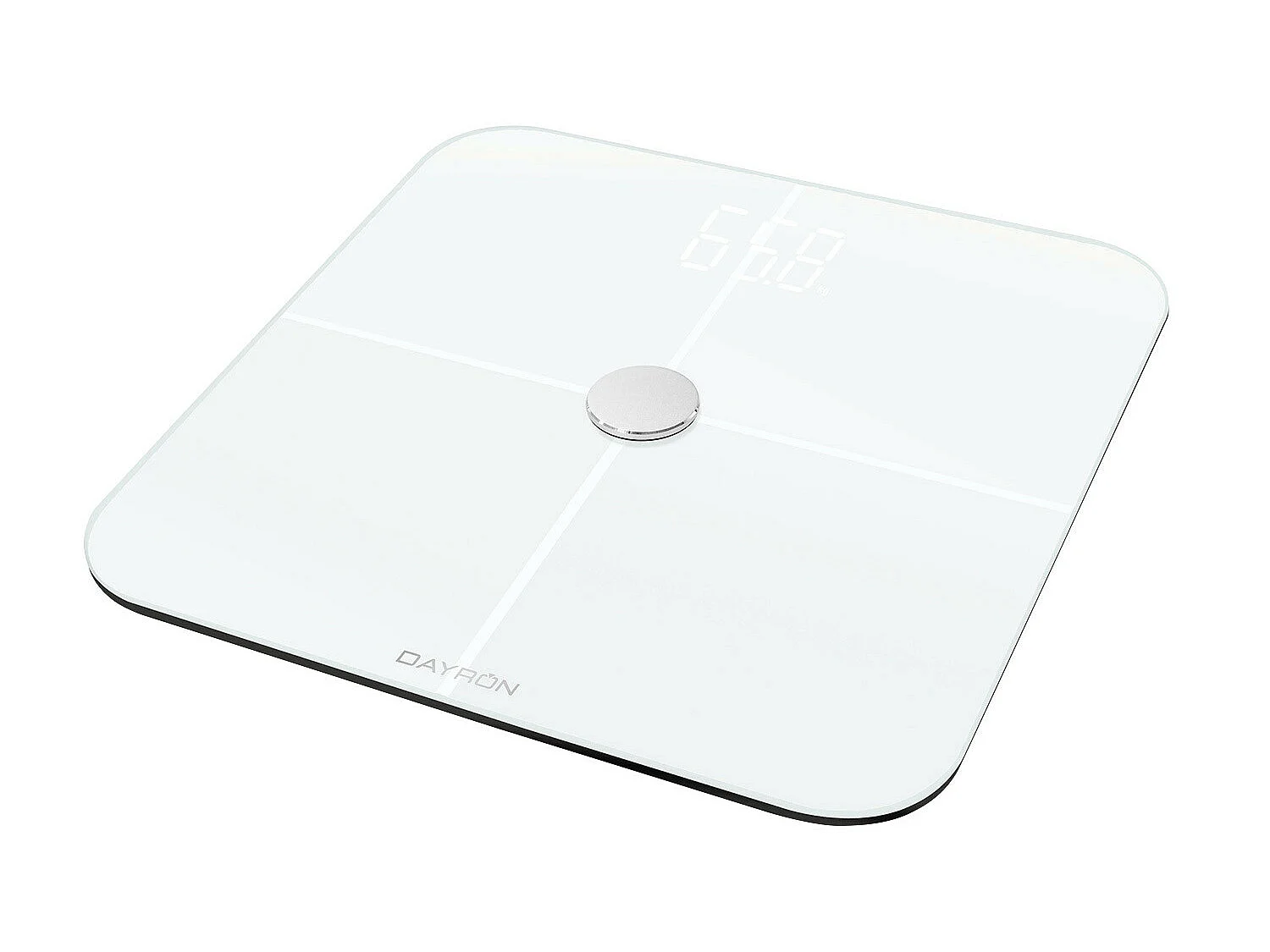 Pèse-personne intelligent Bluetooth avec APP jusqu'à 8 profils Health Dayron