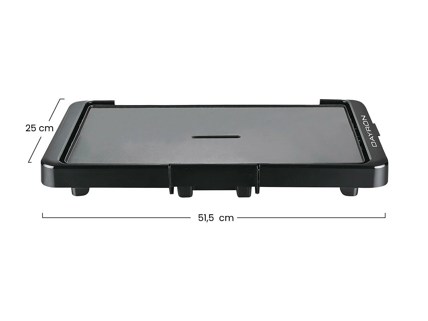 Dayron piastra antiaderente Griddle 2200W Nero
