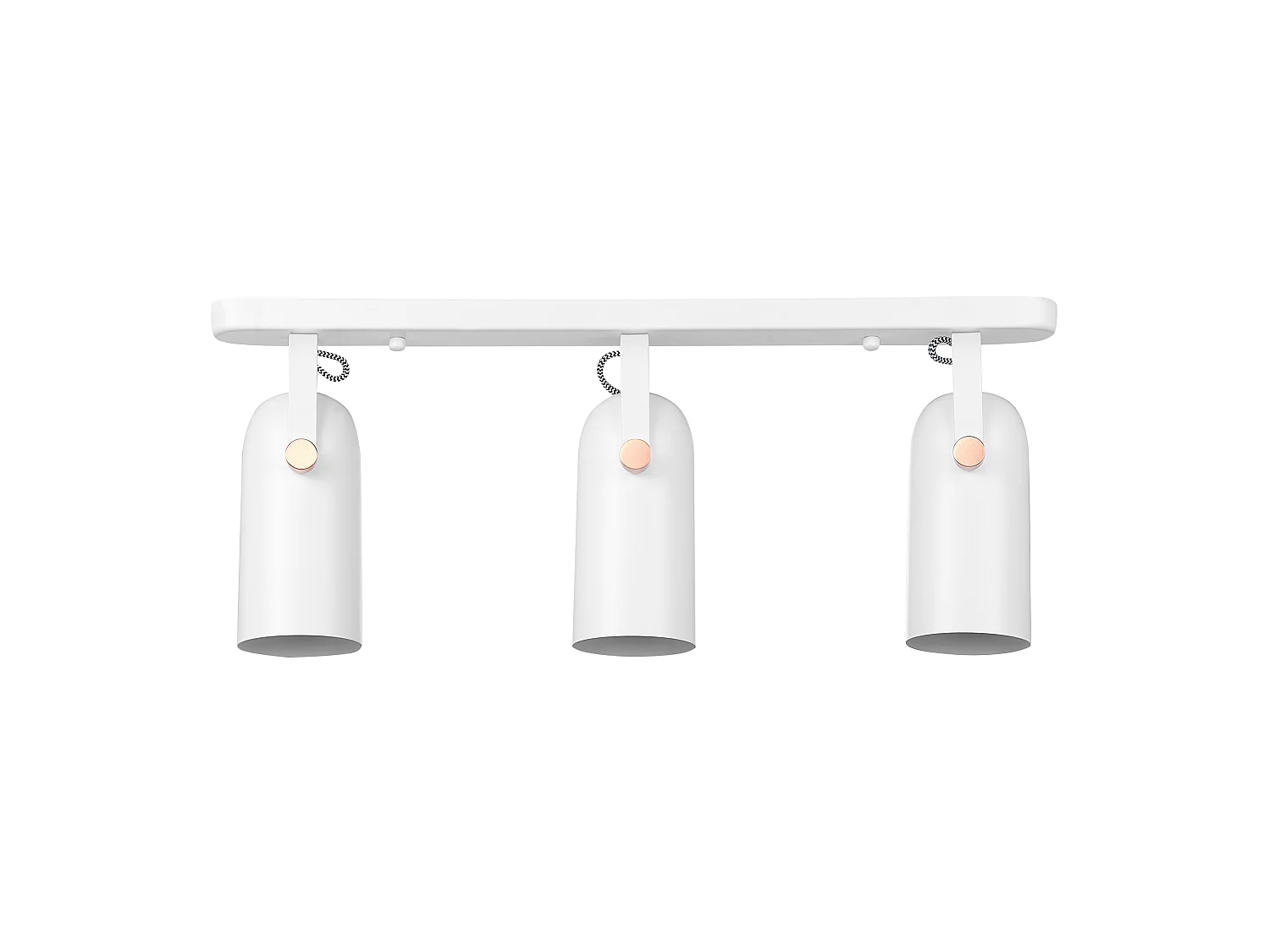 3-lichts spot TYRIA Verstelbaar Metaal Wit
