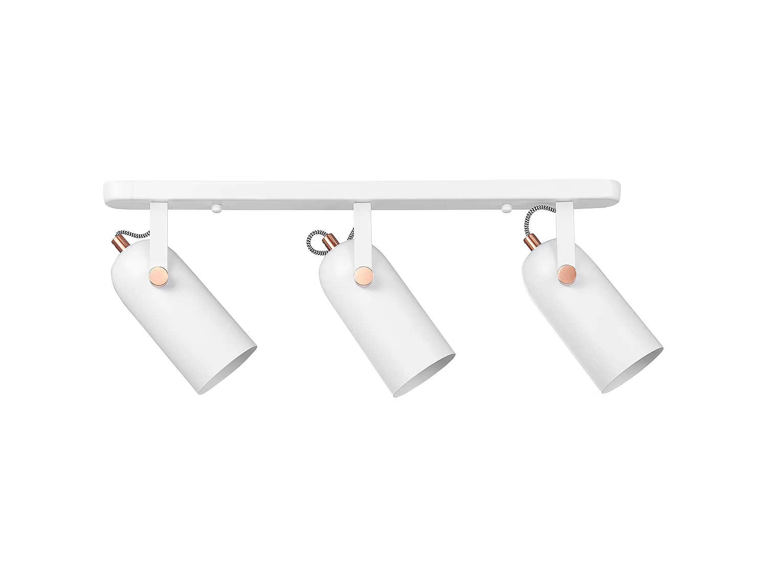 3-lichts spot TYRIA Verstelbaar Metaal Wit