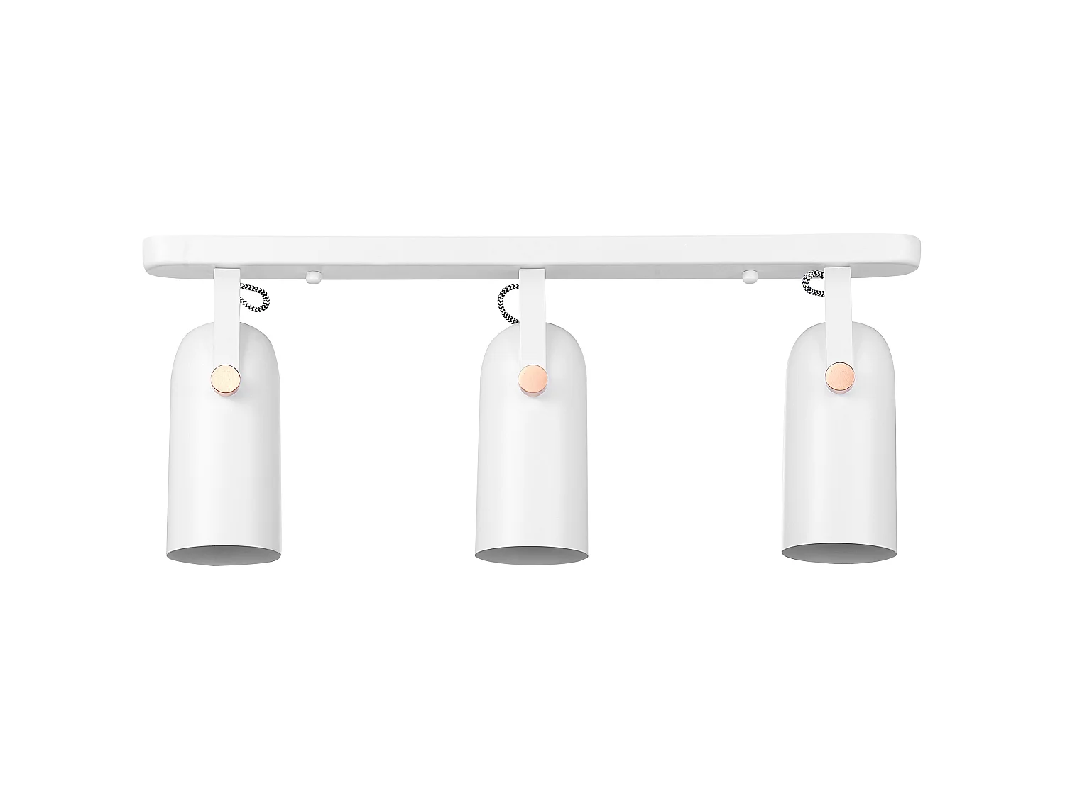 3-lichts spot TYRIA Verstelbaar Metaal Wit