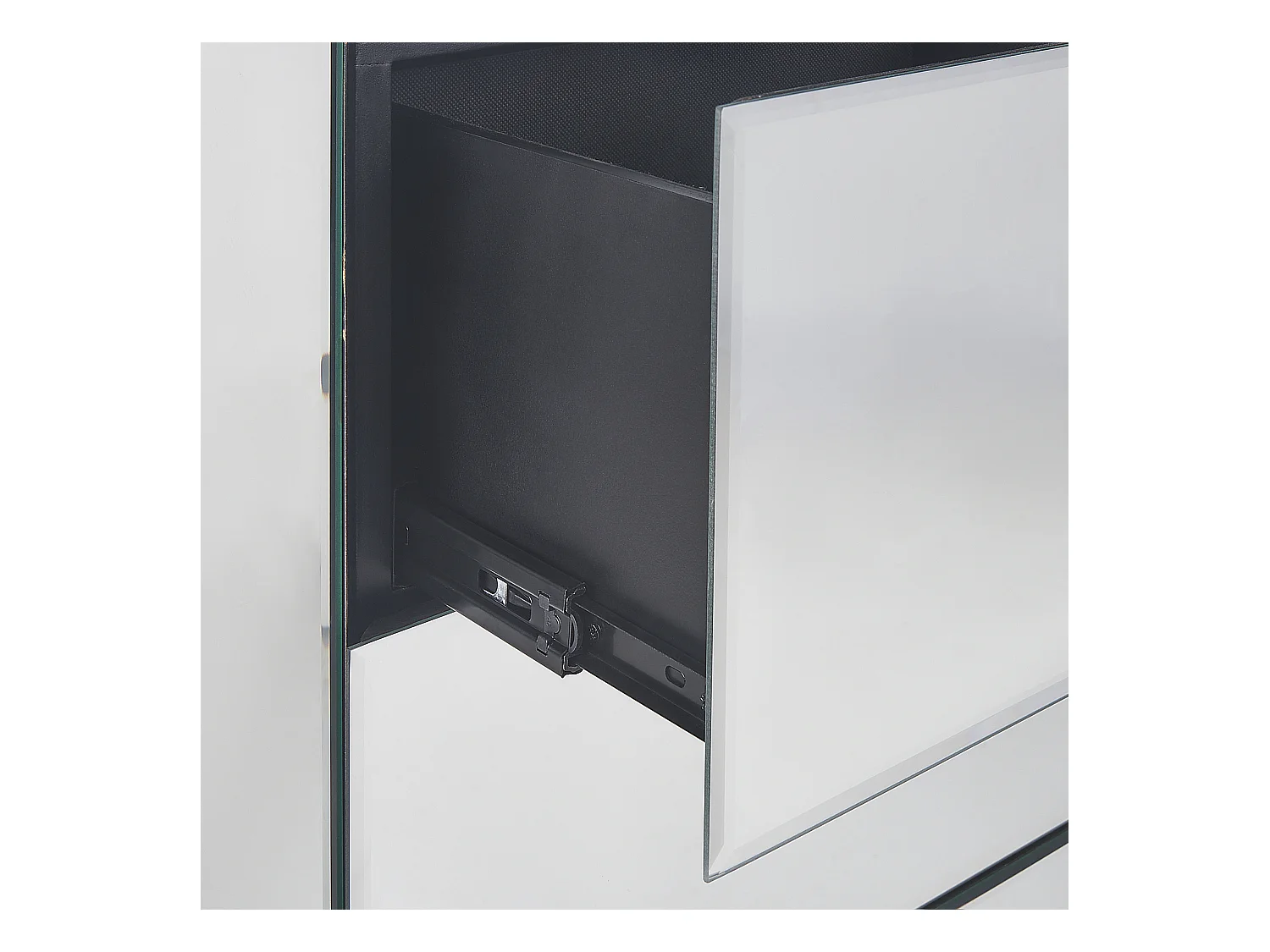 Ladekast 5 lades NESLE Spiegelend zilver