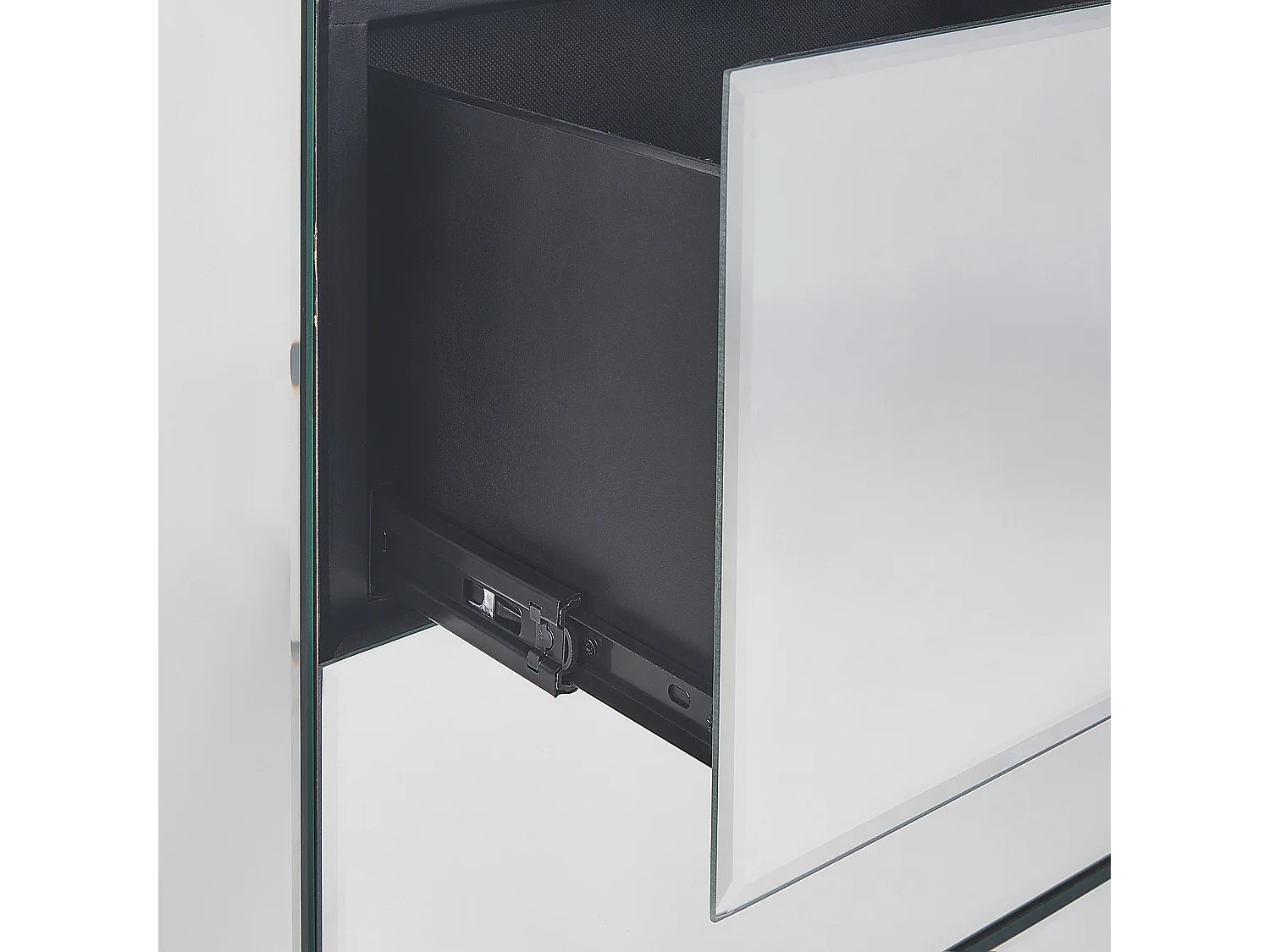 Ladekast 5 lades NESLE Spiegelend zilver