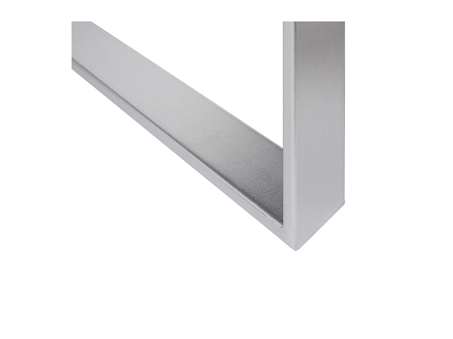 Stolik kawowy NESLE Lustrzany srebrny ze schowkiem