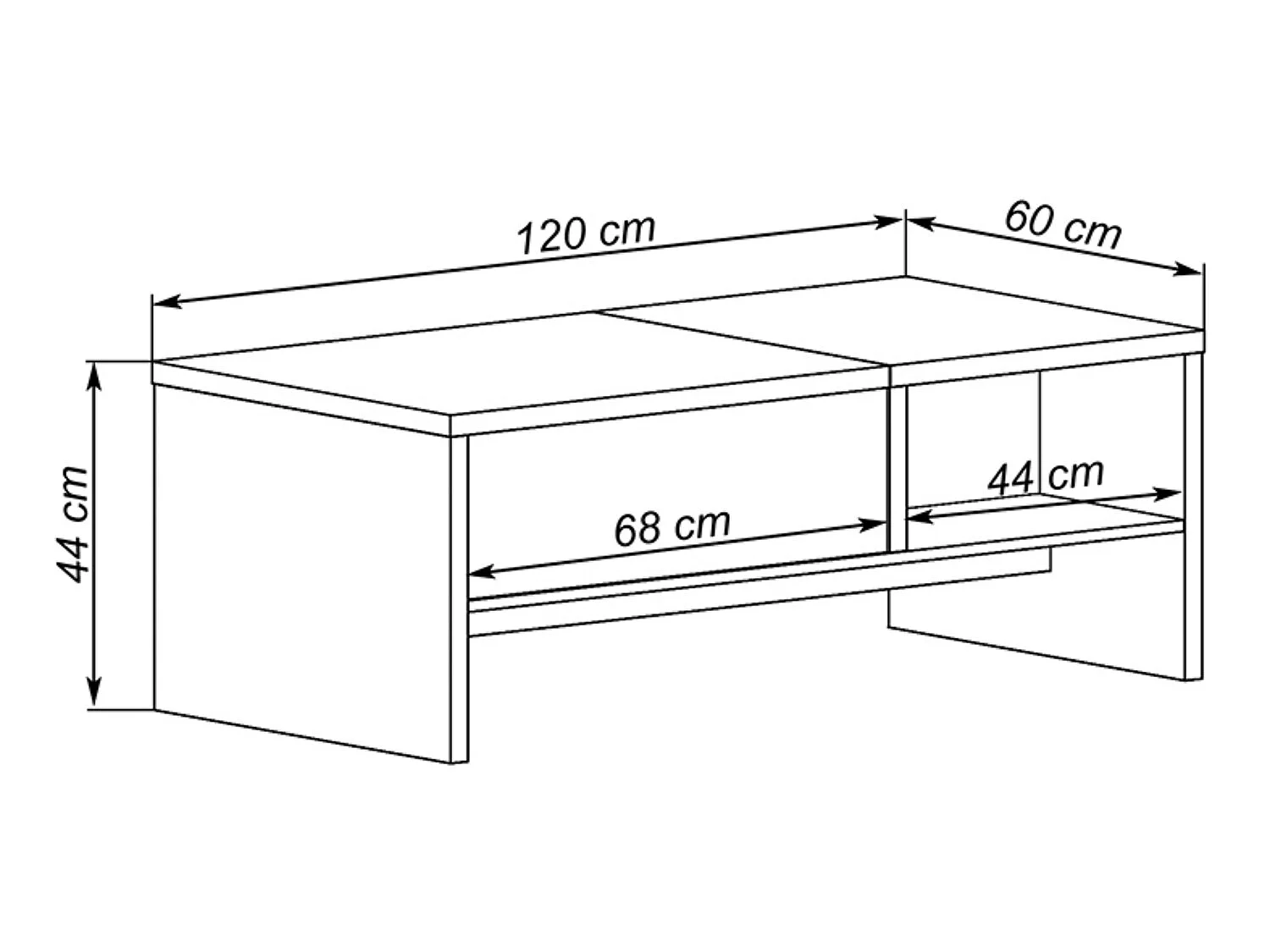 Ensemble de salon, meuble TV + buffet + vitrine avec LED + étagère murale + buffet haut + table basse coloris chêne, graphite