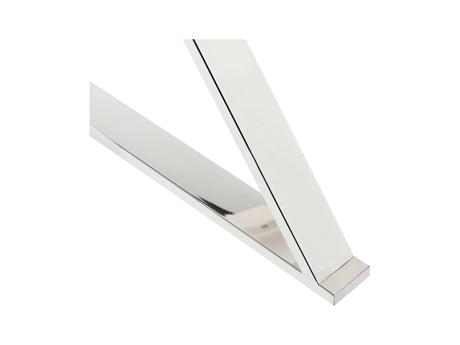 Table de repas ATTICA Blanc 120 cm 70 cm Verre de sécurité