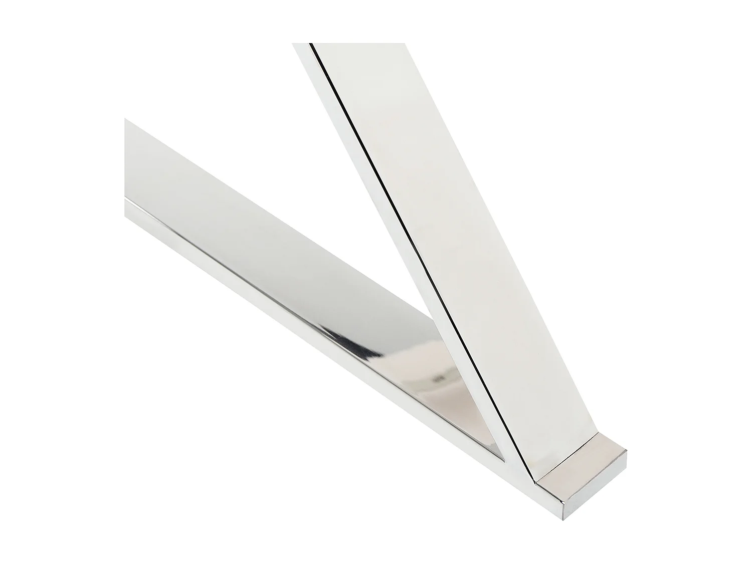 Table de repas ATTICA Blanc 120 cm 70 cm Verre de sécurité