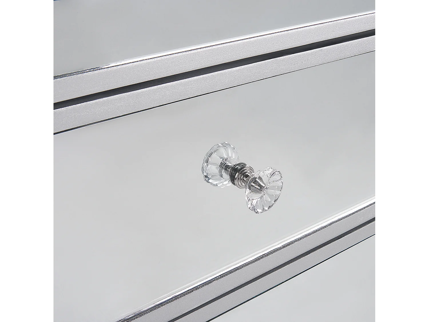 Cassettiera 3 cassetti BREVES Argento specchiato