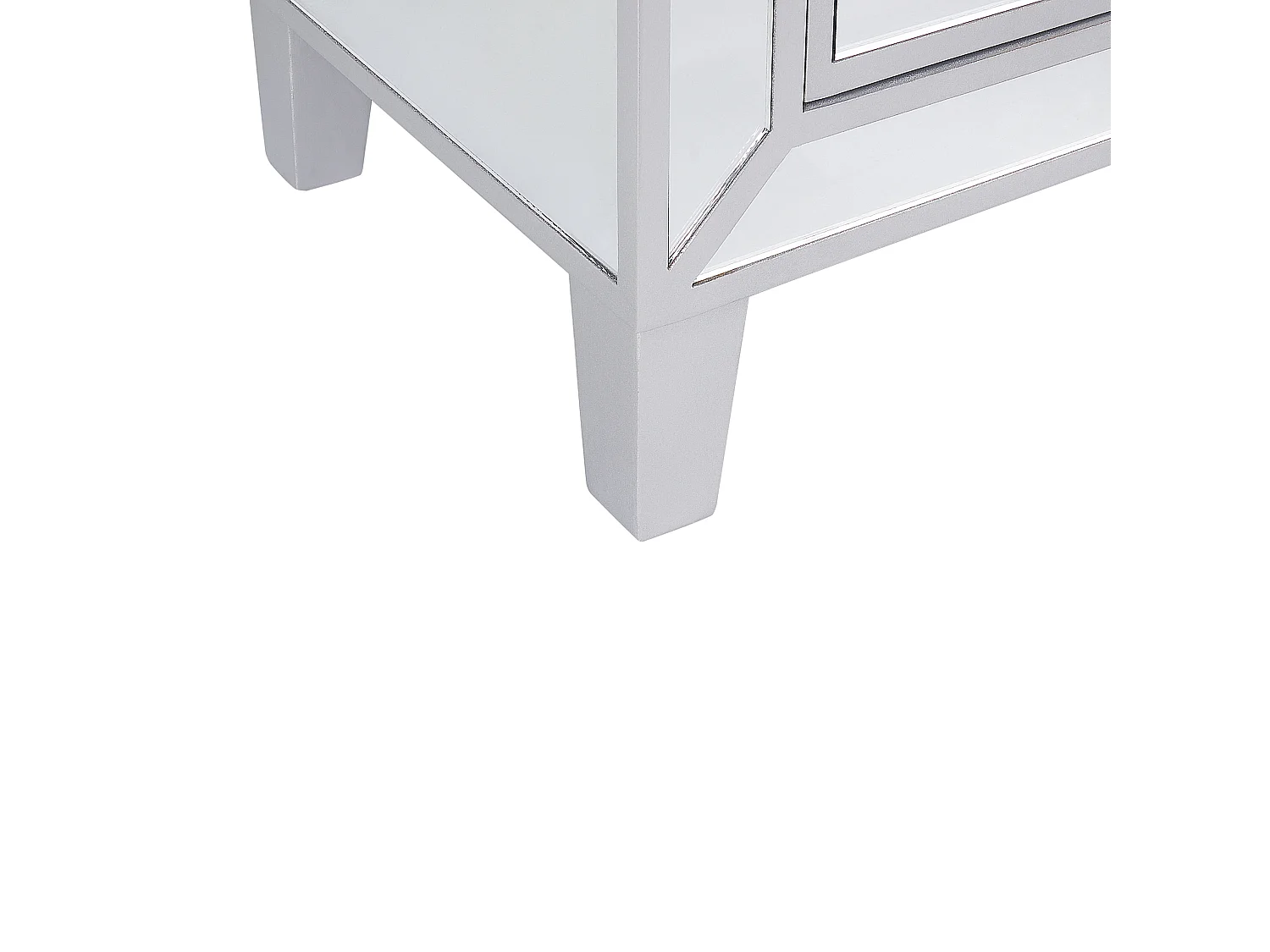 Cassettiera 3 cassetti BREVES Argento specchiato