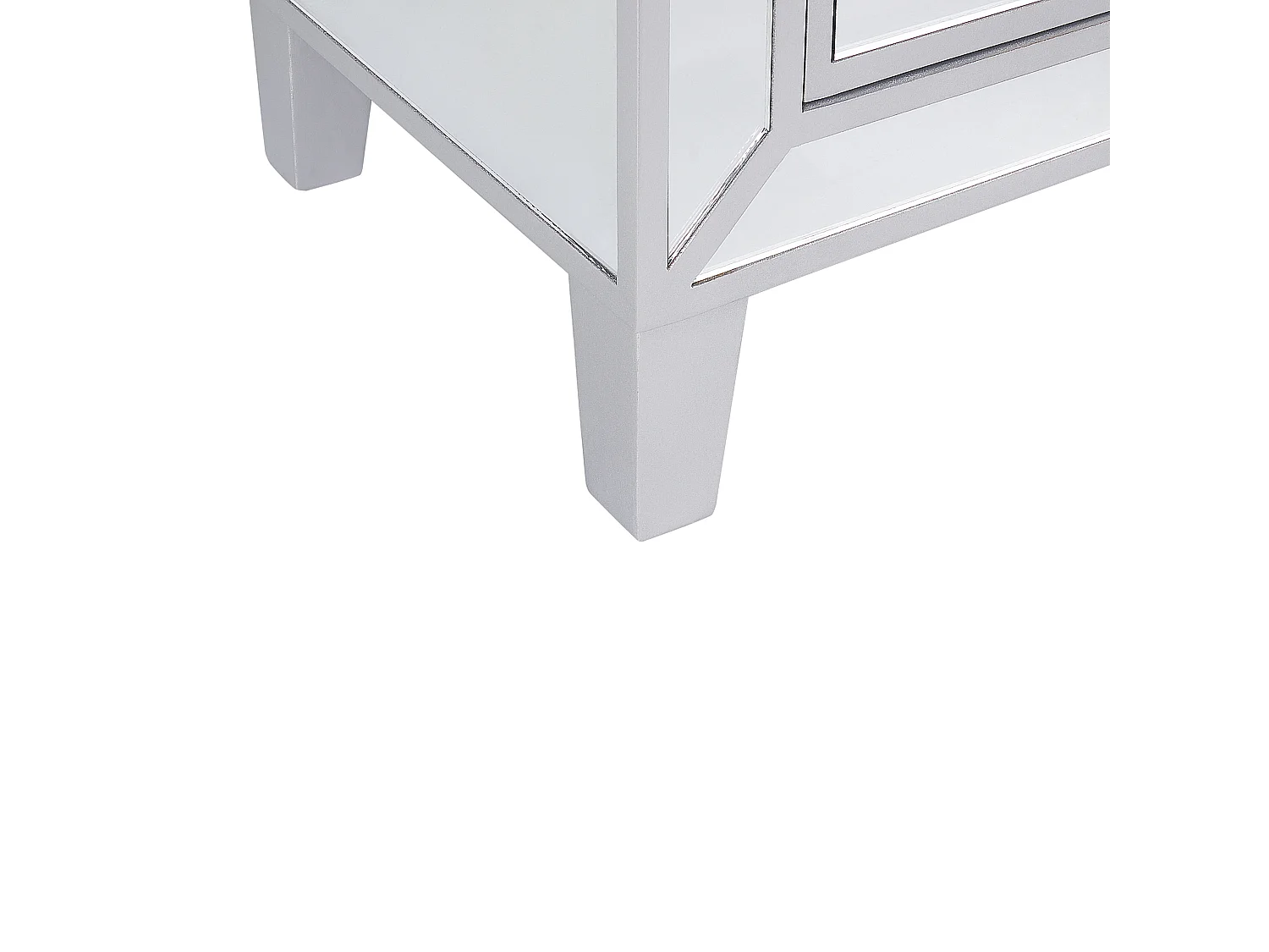 Cassettiera 3 cassetti BREVES Argento specchiato