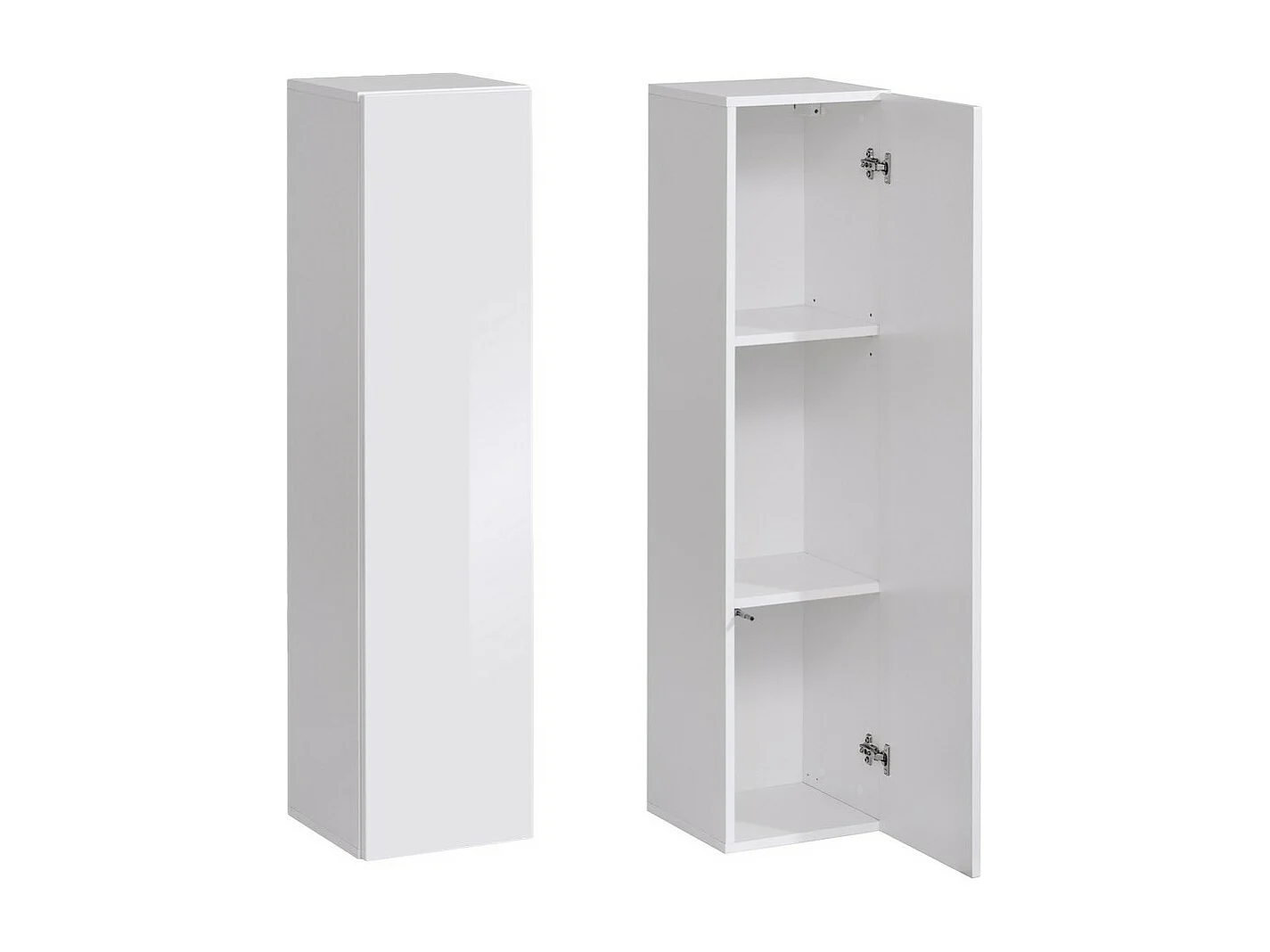 Colonna sospesa modello medio colore bianco per soggiorno collezione SWITCH.