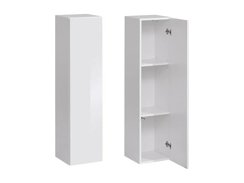 Colonne suspendue moyen modèle coloris blanc pour salon collection SWITCH.