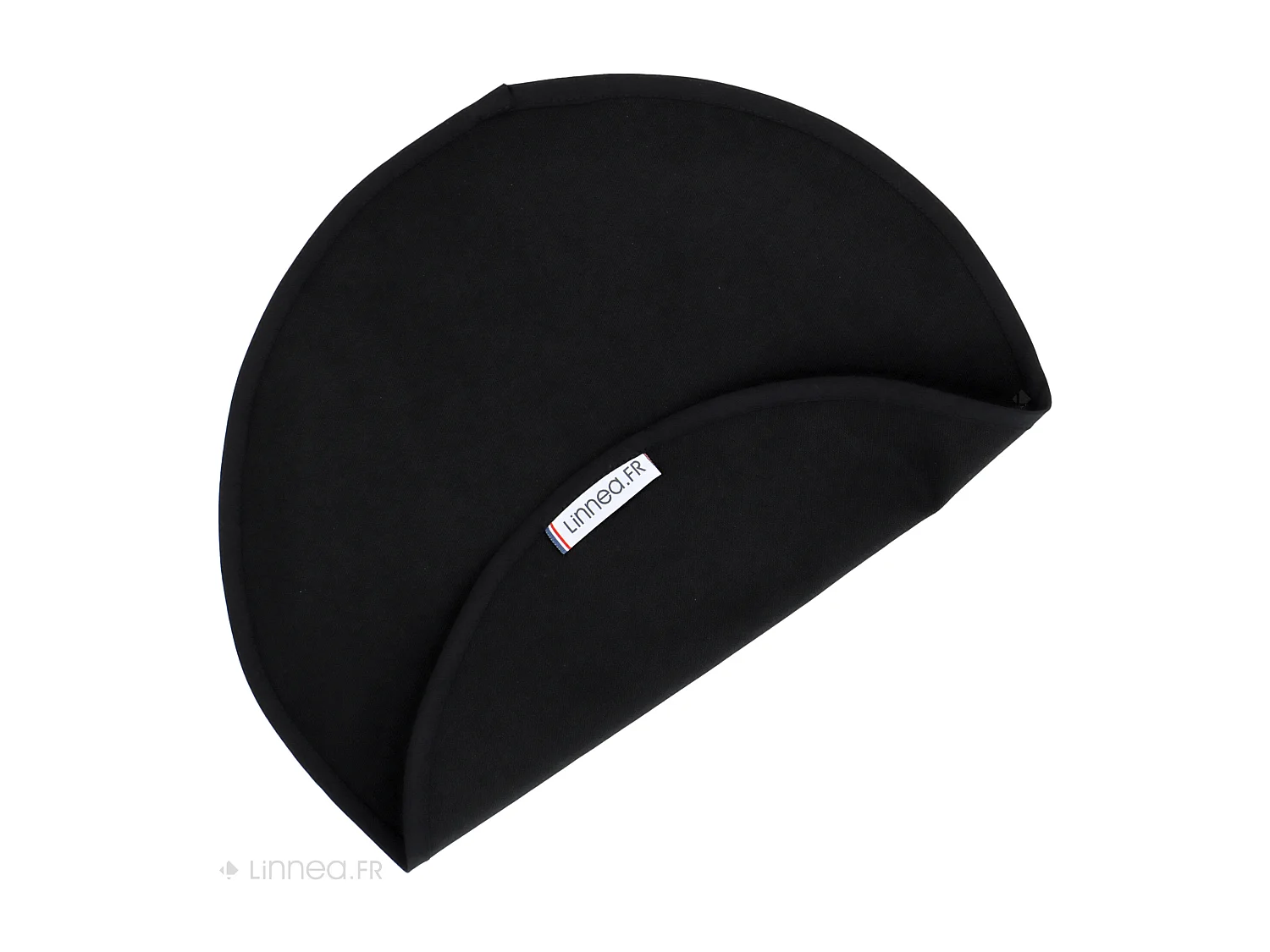 Lot de 2 Set de table rond 38 cm DIABOLO Noir traitement teflon