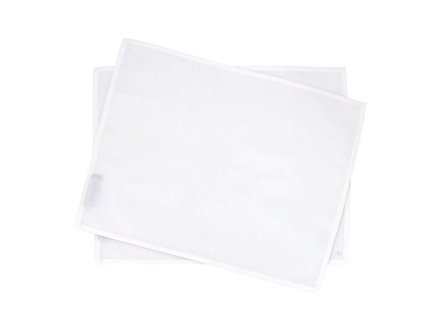 Lot de 2 Set de table 35x45 cm DIABOLO Blanc traitement teflon