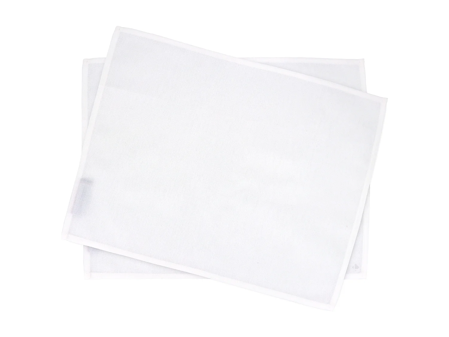 Lot de 2 Set de table 35x45 cm DIABOLO Blanc traitement teflon