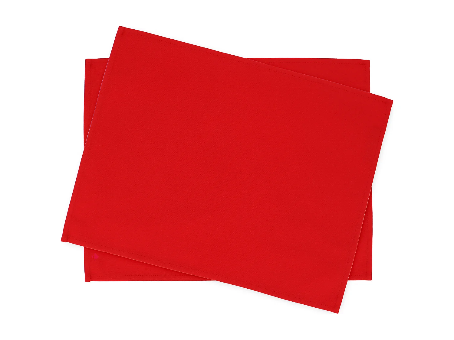 Lot de 2 Set de table 35x45 cm DIABOLO rouge Tomate traitement teflon