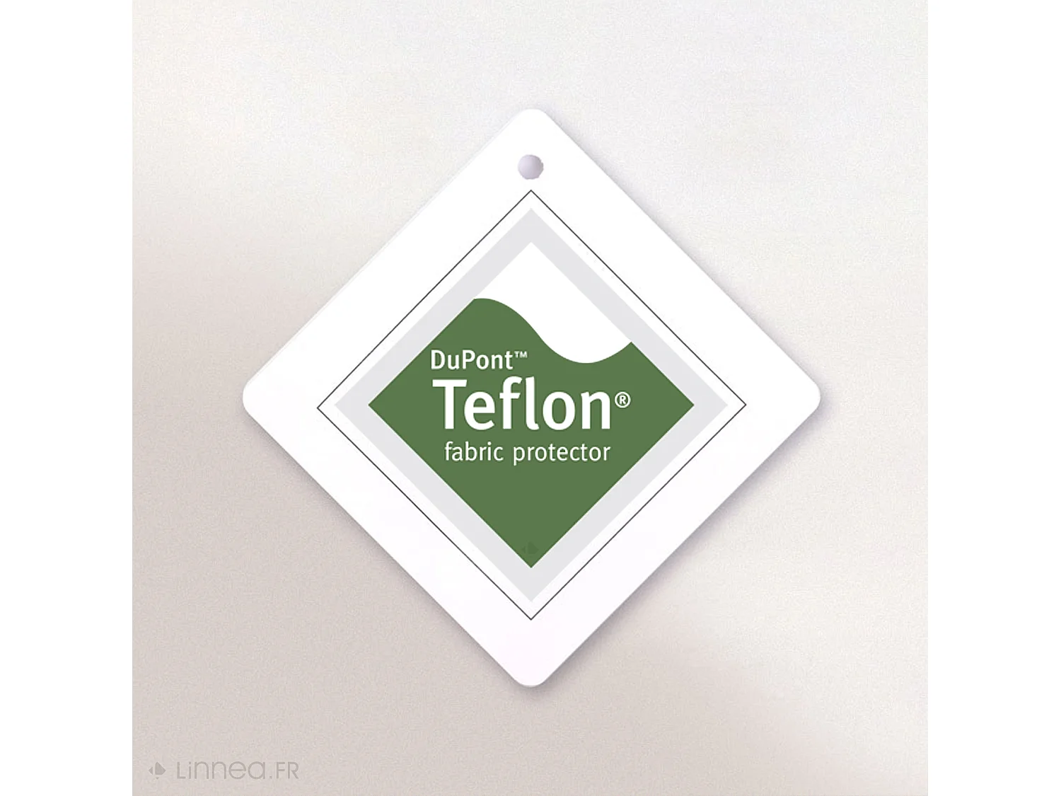 Lot de 2 Set de table carré 45x45 cm DIABOLO Blanc traitement teflon