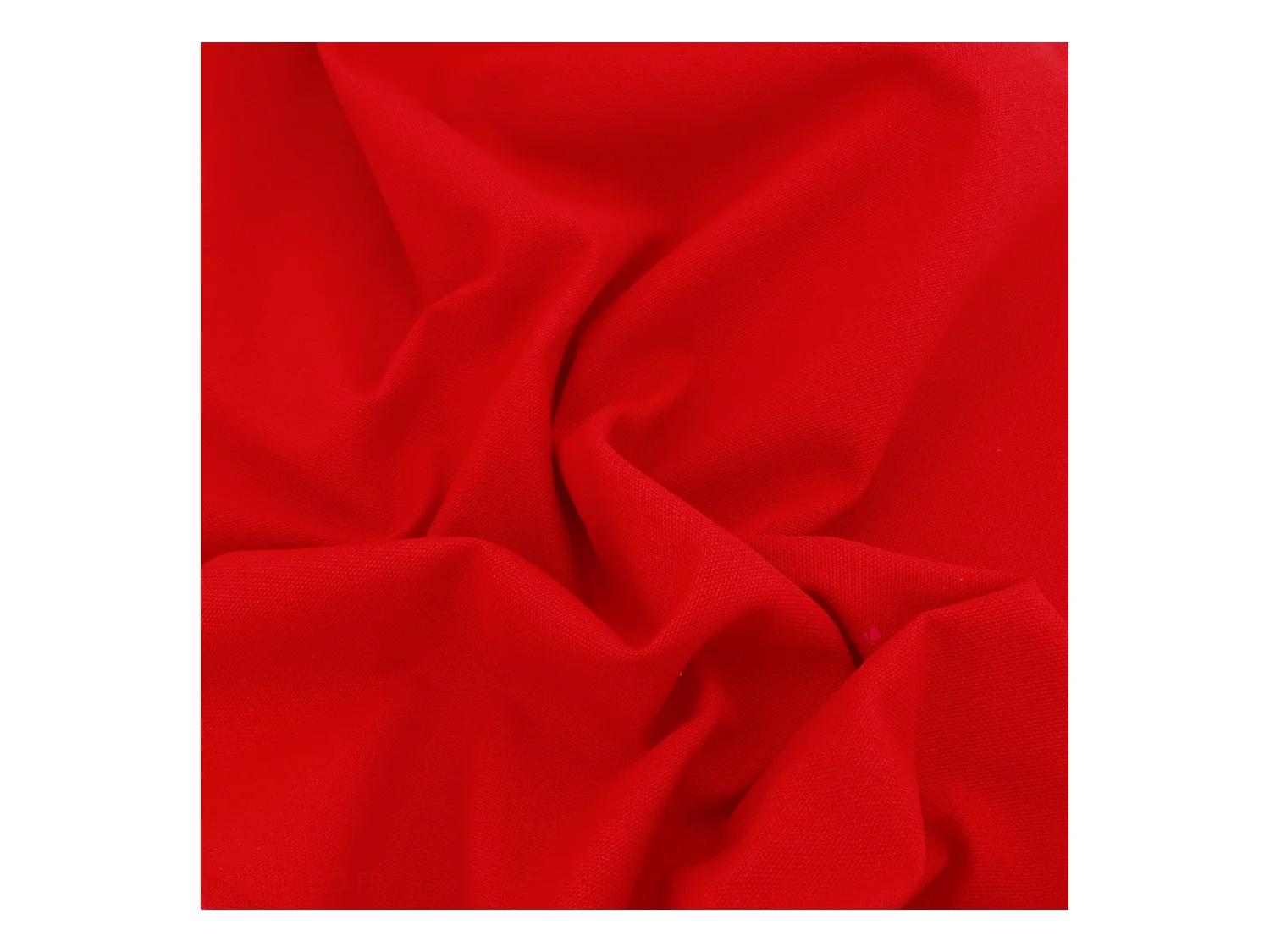 Lot de 2 Set de table rond 38 cm DIABOLO rouge Tomate traitement teflon