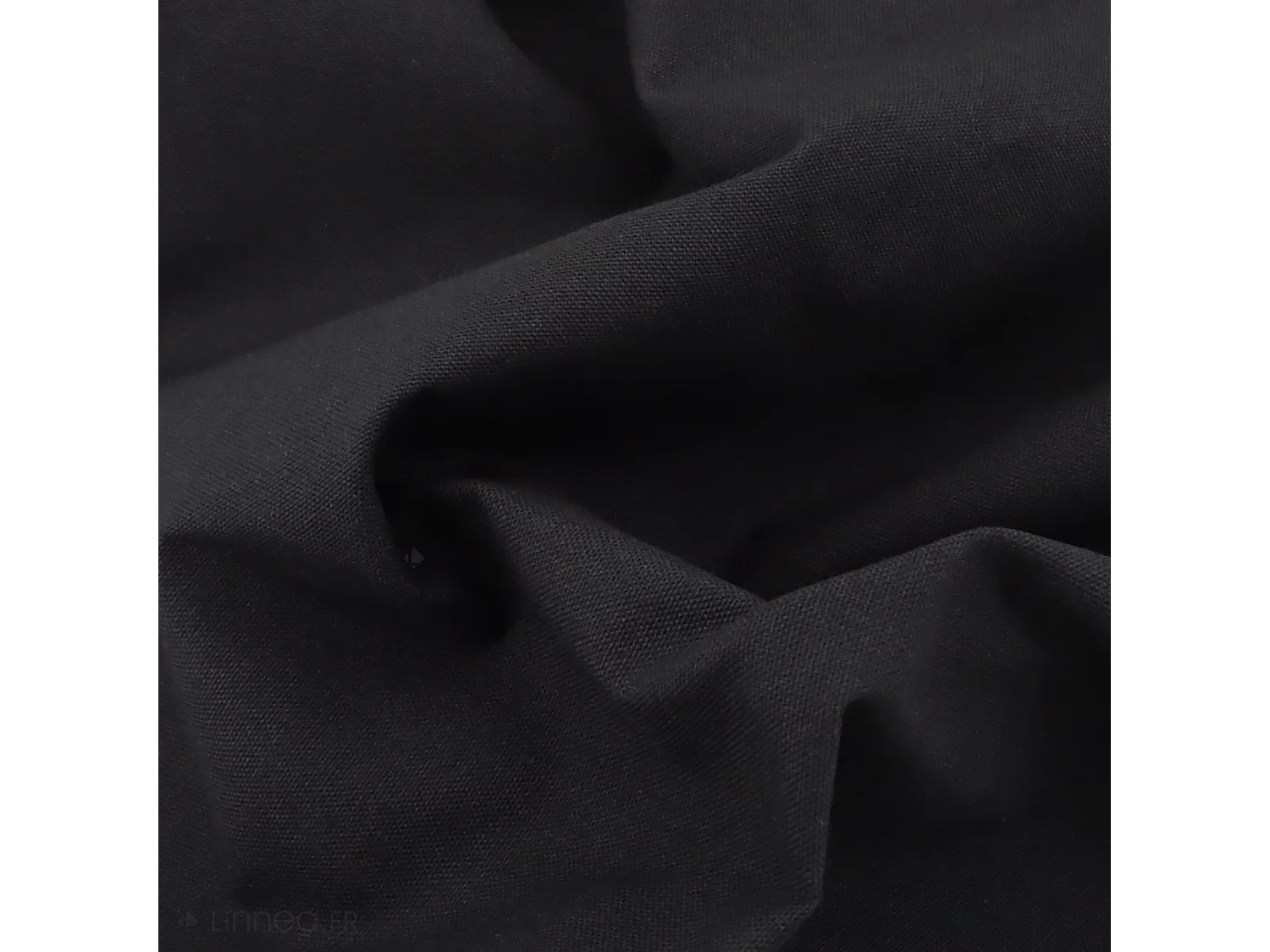 Lot de 2 Set de table carré 45x45 cm DIABOLO Noir traitement teflon