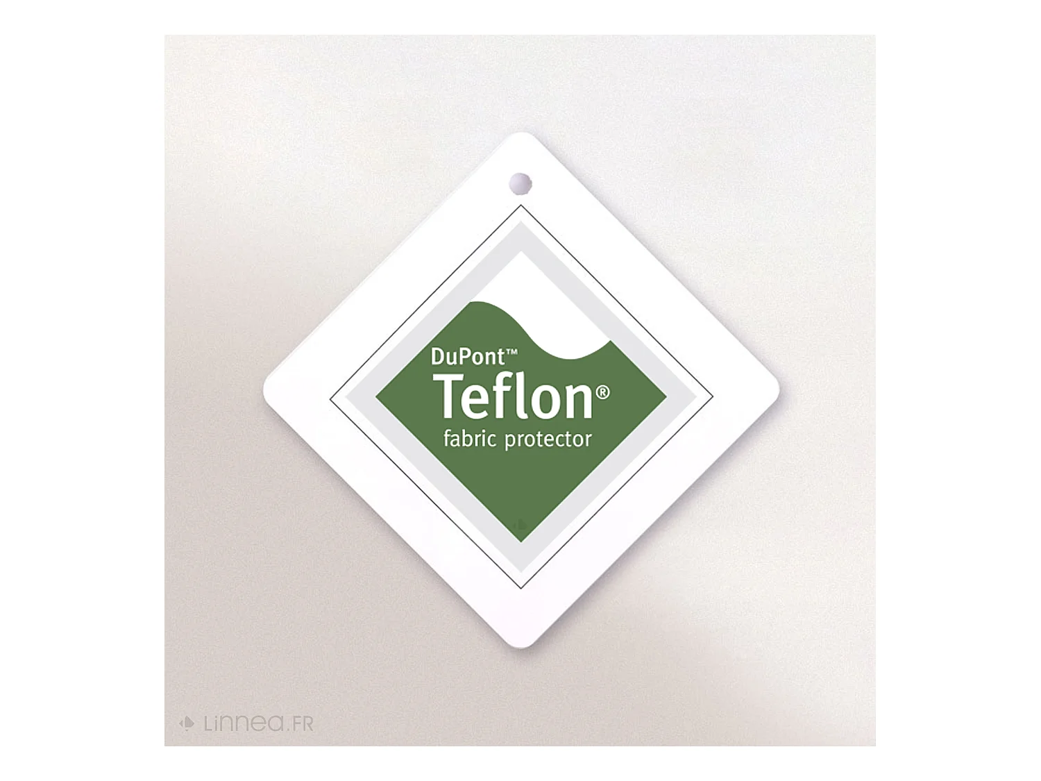 Lot de 2 Set de table rond 38 cm DIABOLO Blanc traitement teflon