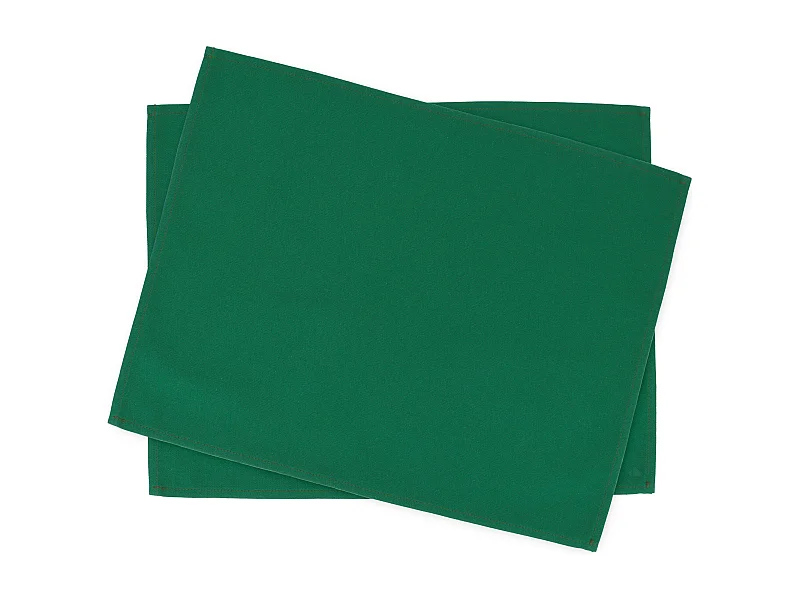 Lot de 2 Set de table 35x45 cm DIABOLO vert Sapin traitement teflon