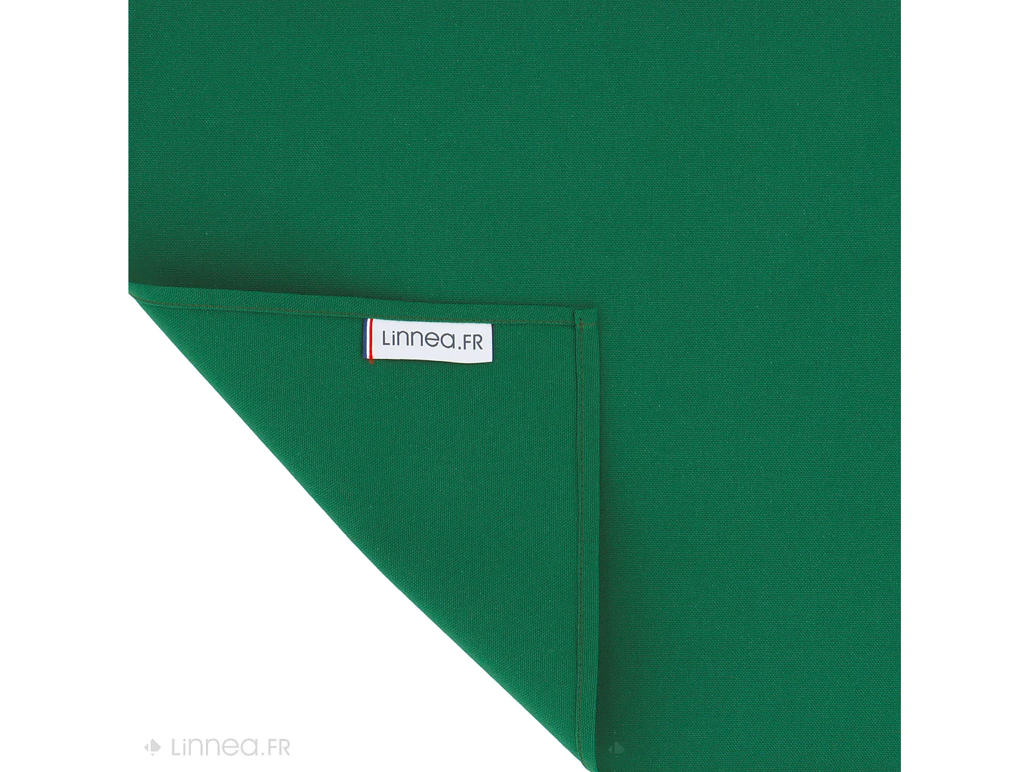 Lot de 2 Set de table carré 45x45 cm DIABOLO vert Sapin traitement teflon
