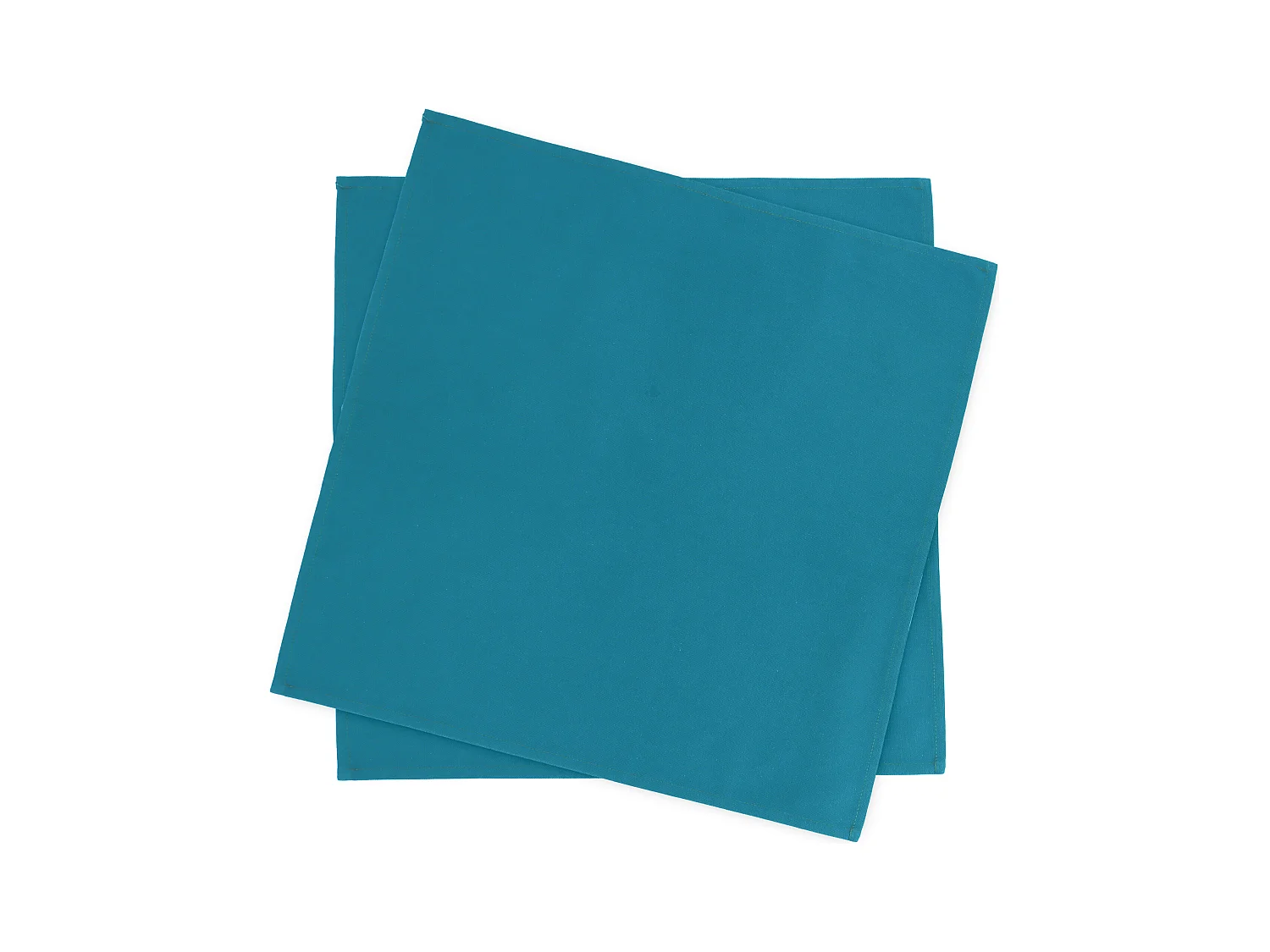 Lot de 2 Set de table carré 45X45 cm DIABOLO bleu Canard traitement teflon