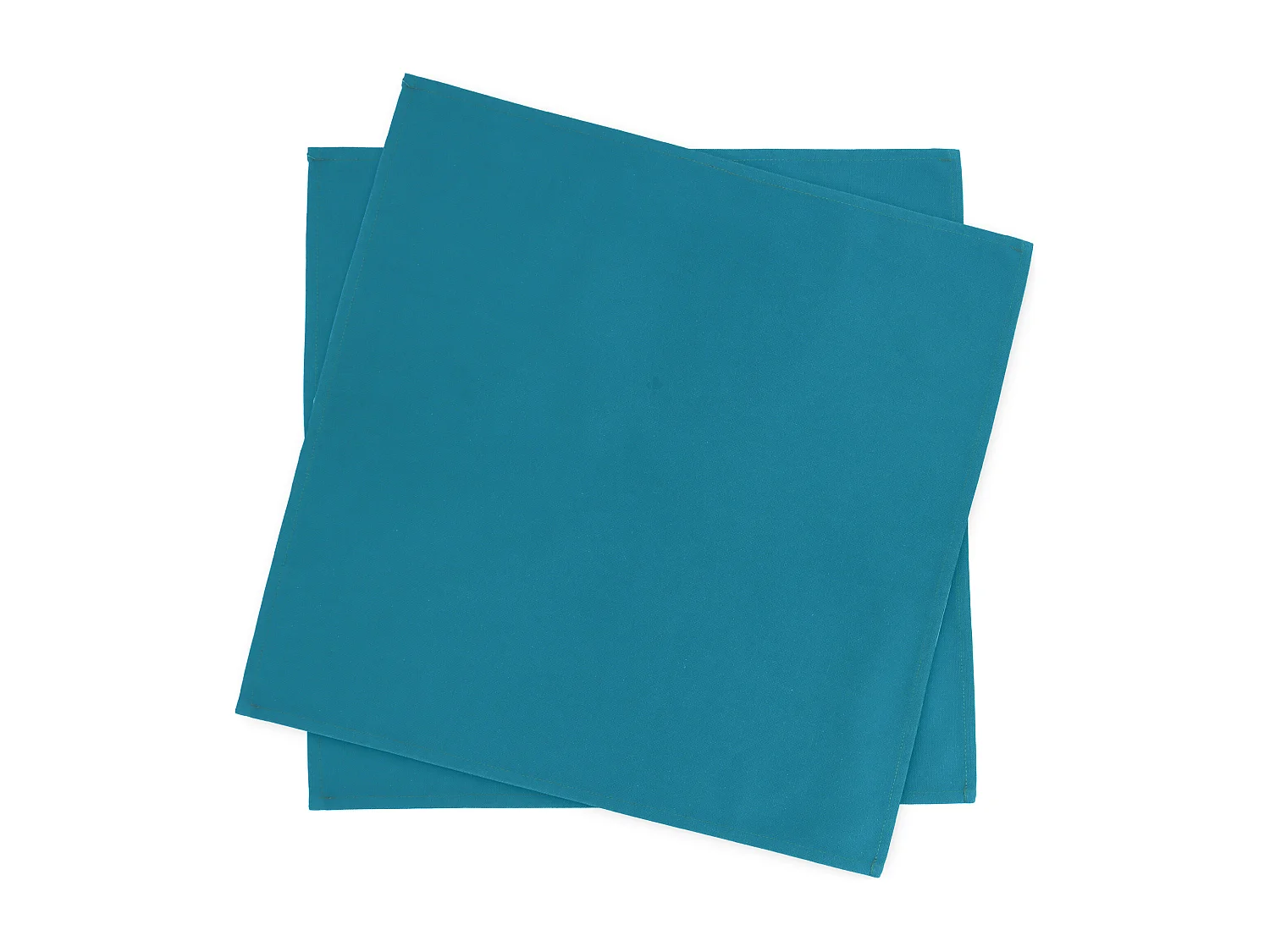 Lot de 2 Set de table carré 45X45 cm DIABOLO bleu Canard traitement teflon