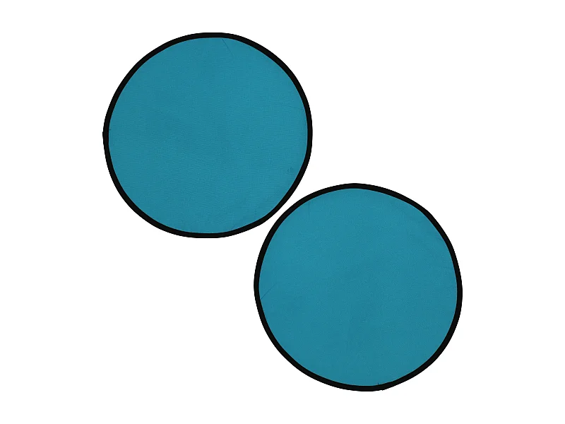 Lot de 2 Set de table rond 38 cm DIABOLO bleu Canard traitement teflon