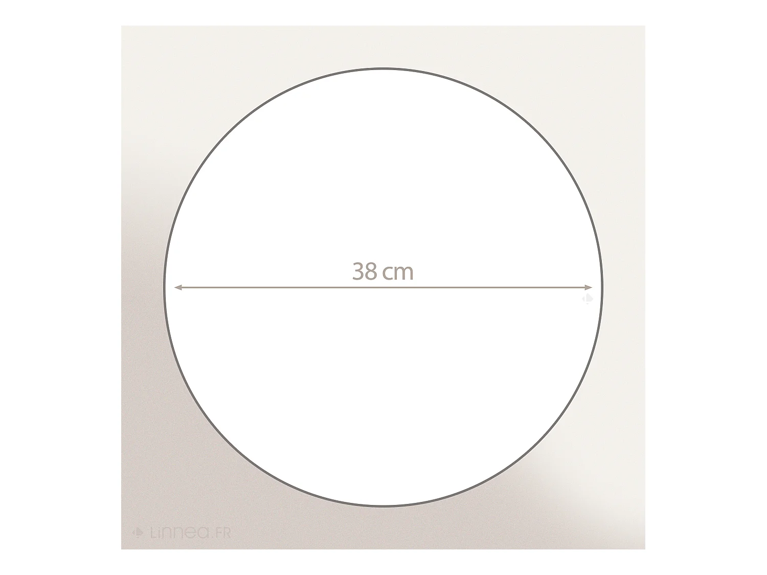 Lot de 2 Set de table rond 38 cm DIABOLO vert Sapin traitement teflon