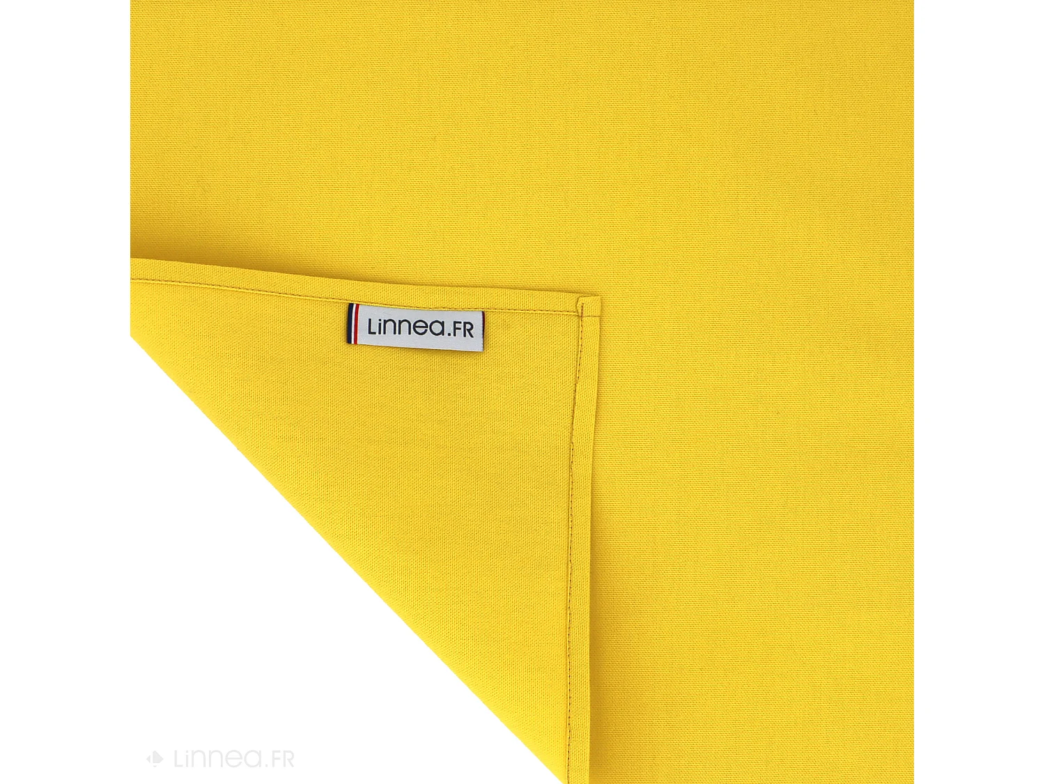 Lot de 2 Set de table carré 45x45 cm DIABOLO jaune Curcuma traitement teflon