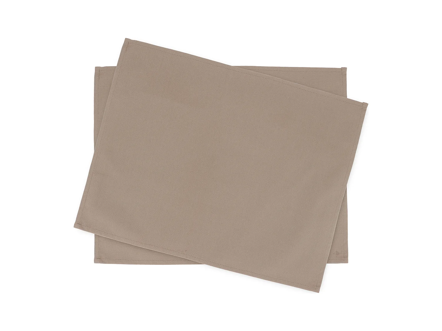 Lot de 2 Set de table 35x45 cm DIABOLO marron Tourterelle traitement teflon