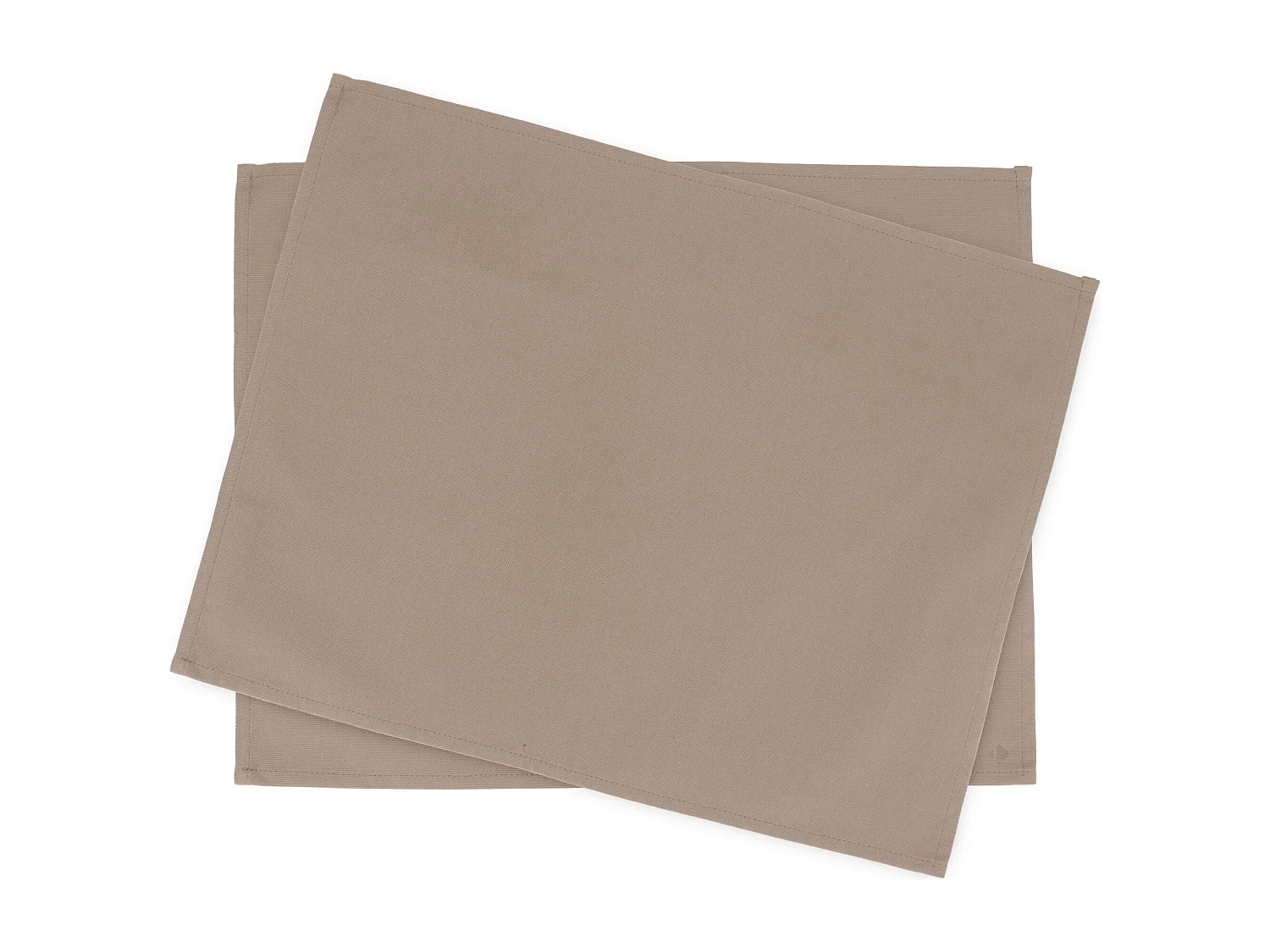 Lot de 2 Set de table 35x45 cm DIABOLO marron Tourterelle traitement teflon