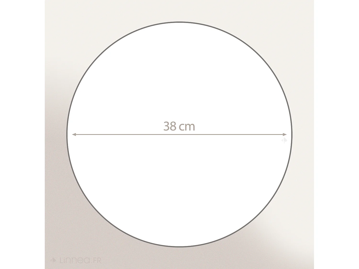 Lot de 2 Set de table rond 38 cm DIABOLO jaune Curcuma traitement teflon