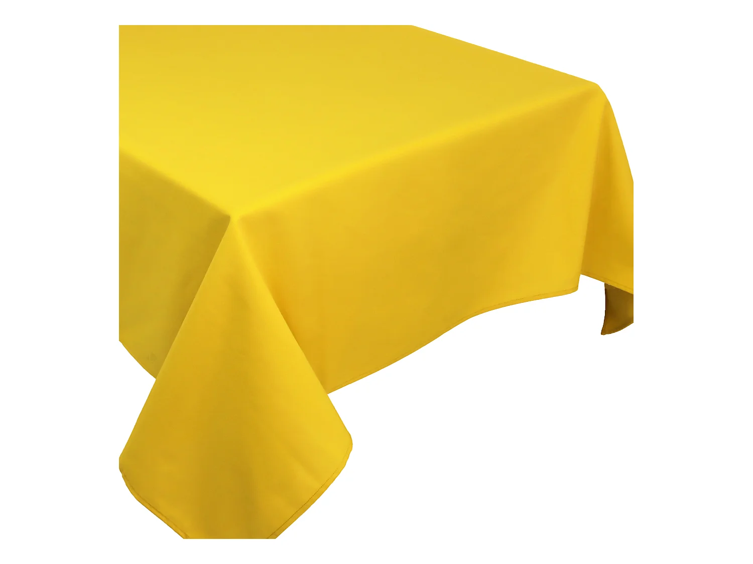 Nappe rectangle 160x200 cm DIABOLO jaune Curcuma traitement teflon