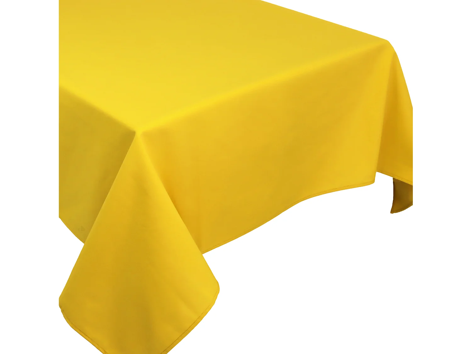 Nappe rectangle 160x200 cm DIABOLO jaune Curcuma traitement teflon