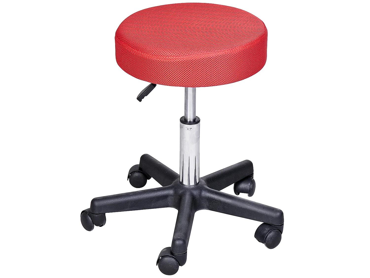 Tabouret massage a roulettes reglable en hauteur pivotant avec trois couleurs de housse de protection