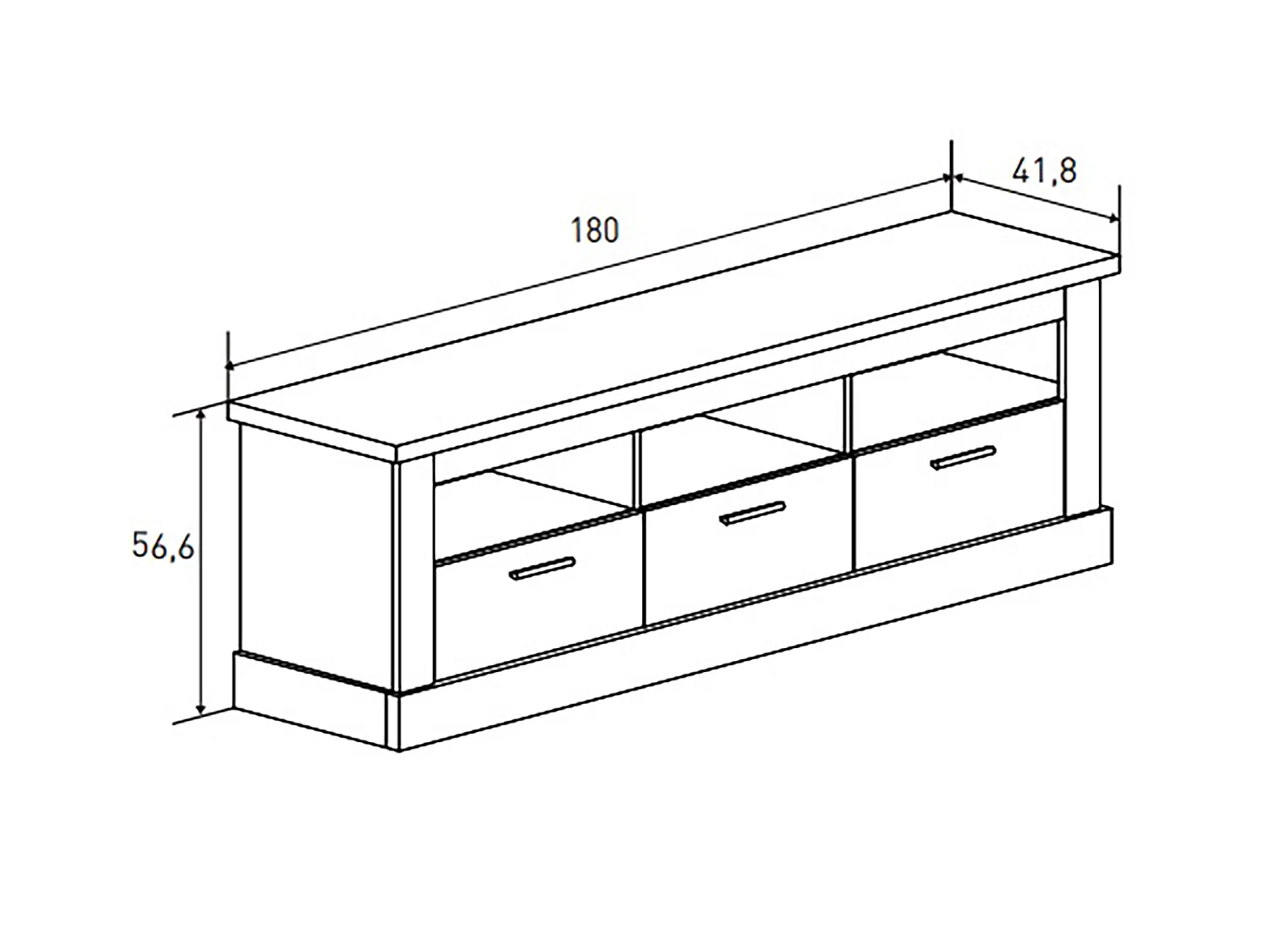 Ensemble de salon meuble TV + set de 2 étagères murales + vitrine avec LED coloris chêne cambrian, blanc
