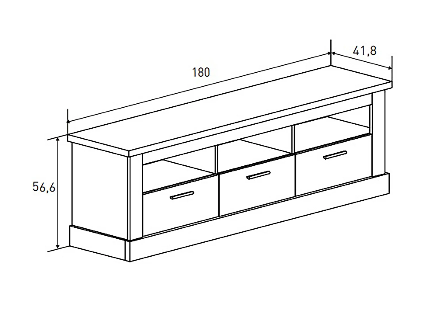 Ensemble de salon meuble TV + set de 2 étagères murales + vitrine avec LED coloris chêne cambrian, blanc
