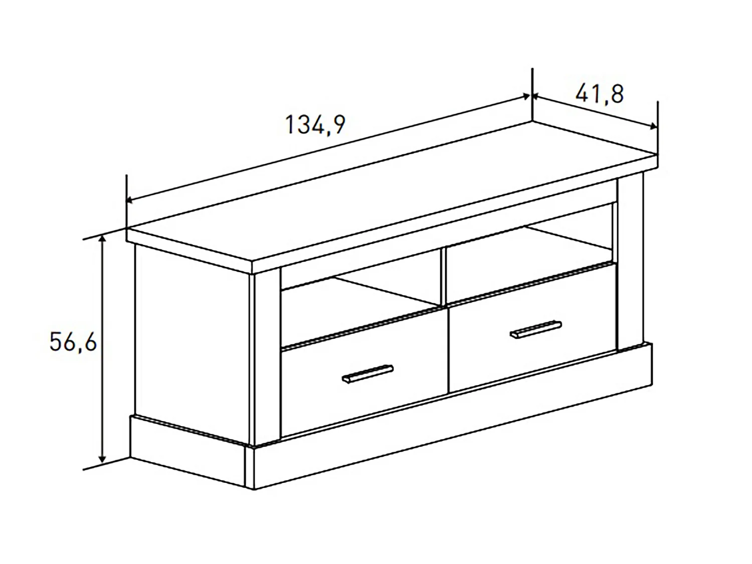 Ensemble de salon complet, meuble TV, étagère murale, Buffet, table à manger, vitrine, table basse coloris chêne vieilli