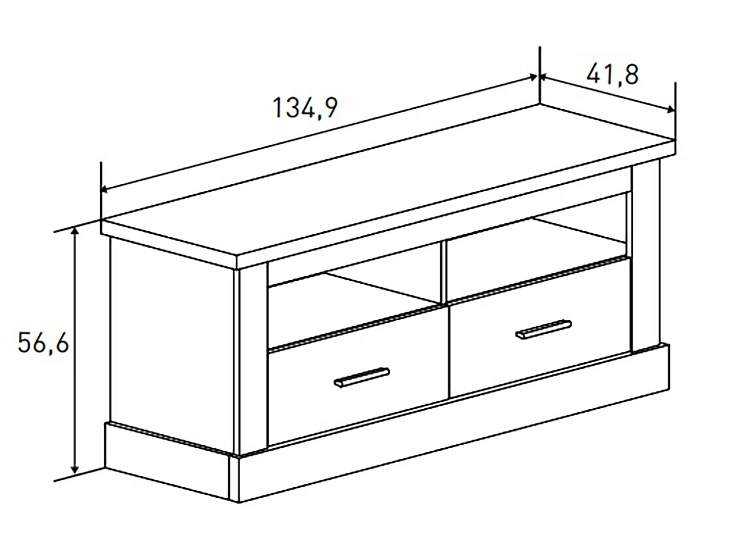 Ensemble de salon complet, meuble TV, étagère murale, Buffet, table à manger, vitrine, table basse coloris chêne vieilli