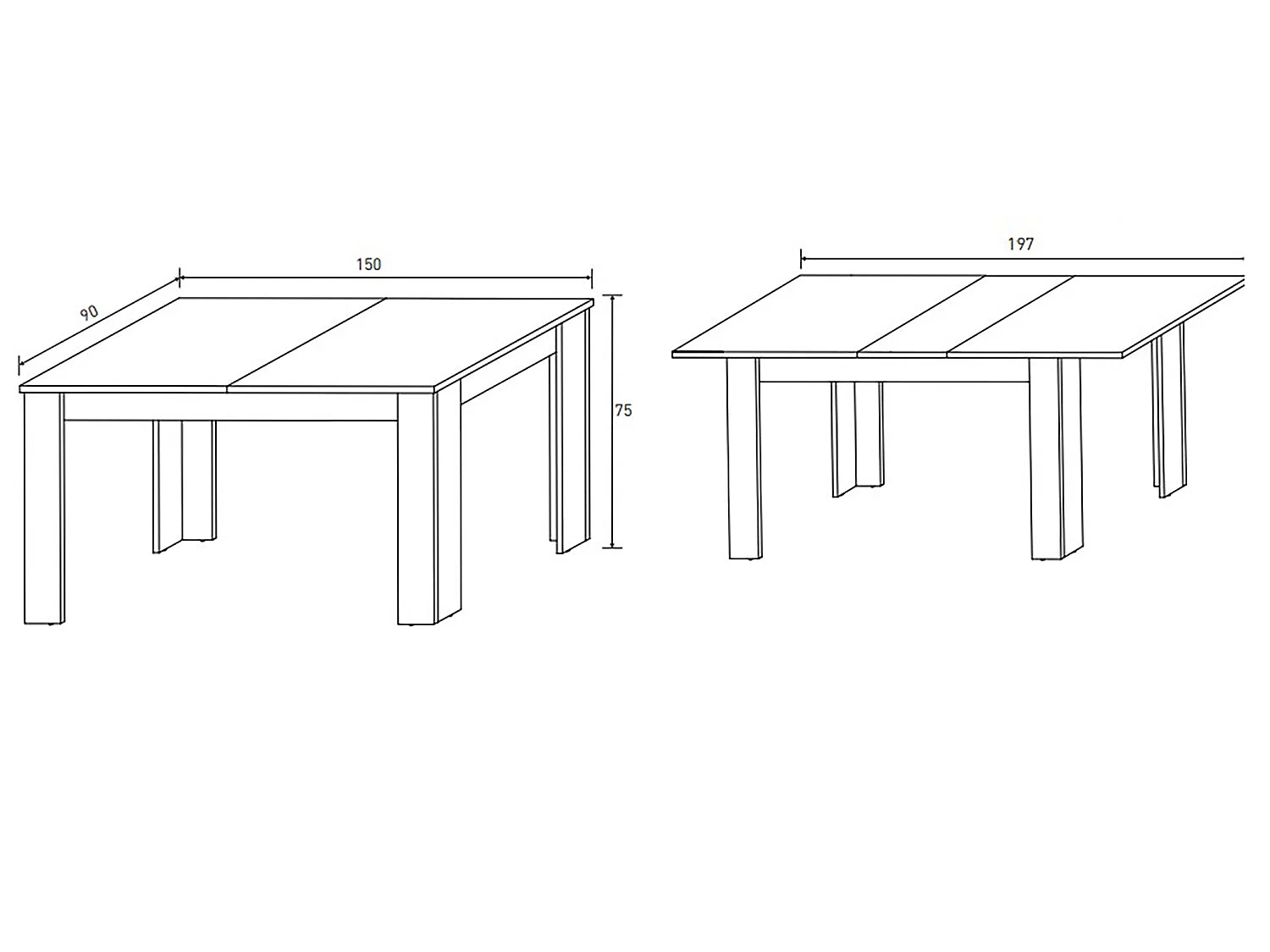 Ensemble de salon complet, meuble TV, étagère murale, Buffet, table à manger, vitrine, table basse coloris chêne vieilli